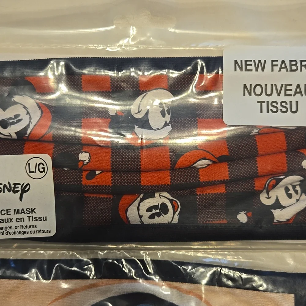 3 New Disney Face Masks